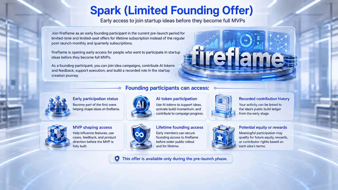 fireflame Spark limited founding offer